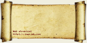 Jovanka Kaloper vizit kartica